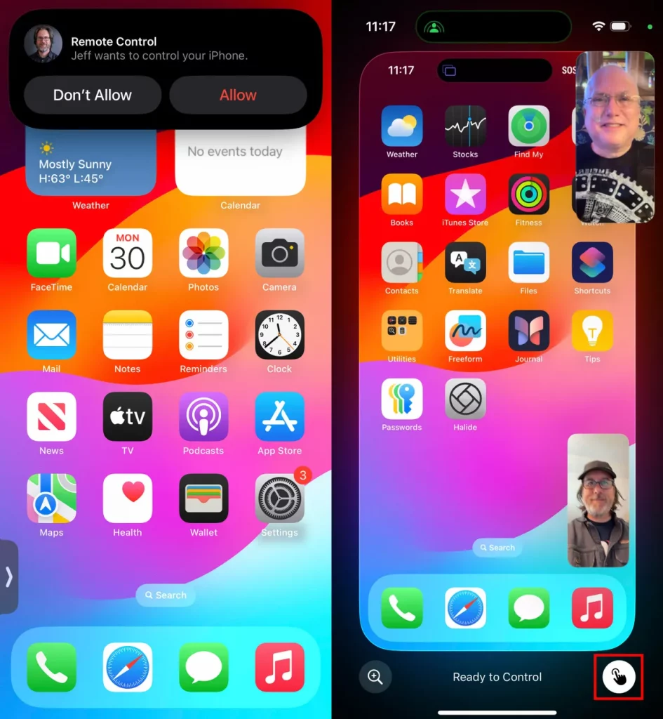 آموزش کنترل آیفون دیگران از راه دور با iOS 18 – ITIRAN