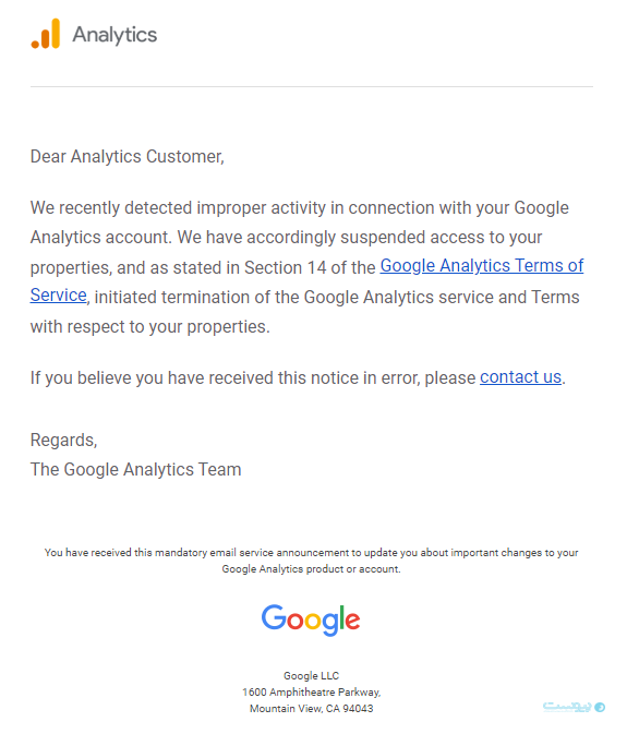 حساب کاربری بسیاری از ایرانی‌ها در Google Analytics غیرفعال شد؛ تحریم یا تاثیر فیلترشکن‌ها؟