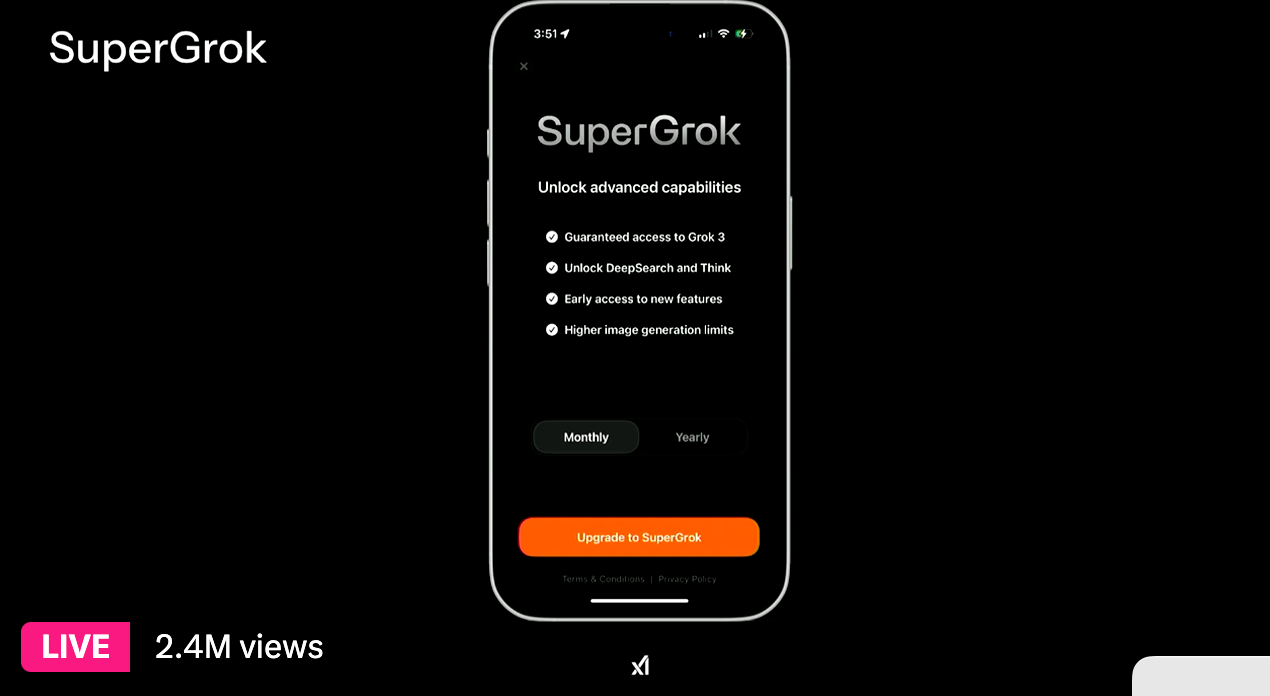 شرکت هوش مصنوعی ایلان ماسک از Grok-3 رونمایی کرد شرکت هوش مصنوعی ایلان ماسک از Grok-3 رونمایی کرد