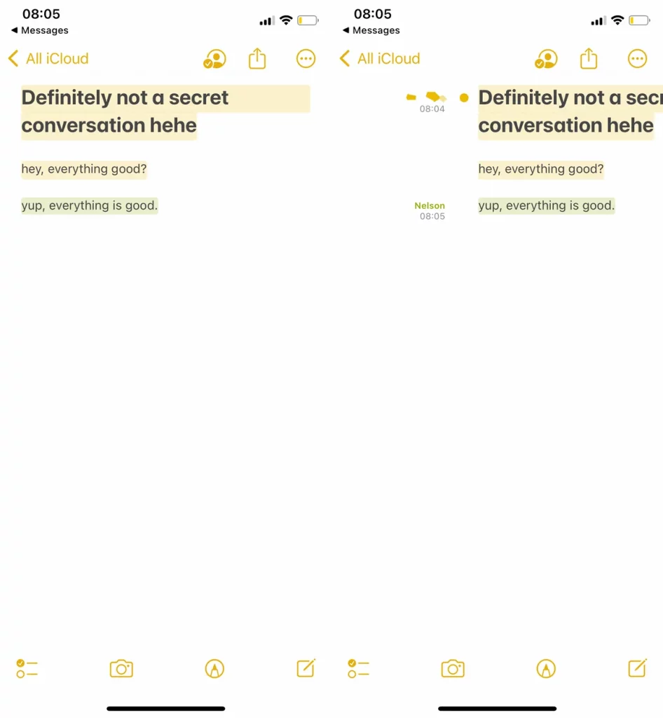 ارسال پیام‌های مخفی در آیفون با استفاده از اپلیکیشن Notes – ITIRAN
