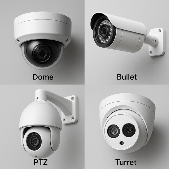 انواع دوربین های مداربسته ارزان