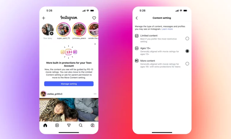 اینستاگرام محدودیت سنی را برای حساب‌های نوجوانان اجرا می‌کند