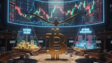 تأثیر حجم معاملات آتی و آپشن CME بر نوسانات لحظه‌ای قیمت بیت کوین
