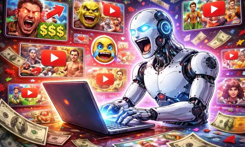 محتوای بی‌کیفیت هوش مصنوعی ۲۰٪ از فید یوتیوب را پر کرده است