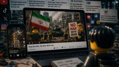 روایت جنگ در غیاب صدا: وقتی لگو جای رسانه را گرفت