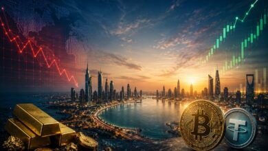 خلیج فارس روی آرامش شرط بست؛ طلا عقب نشست، رمزارزها اوج گرفتند