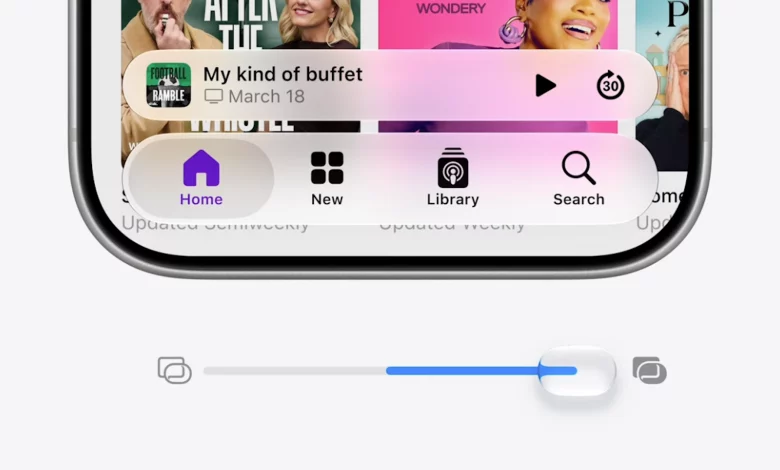 اپل طراحی بحث‌برانگیز Liquid Glass را در iOS 27 اصلاح می‌کند