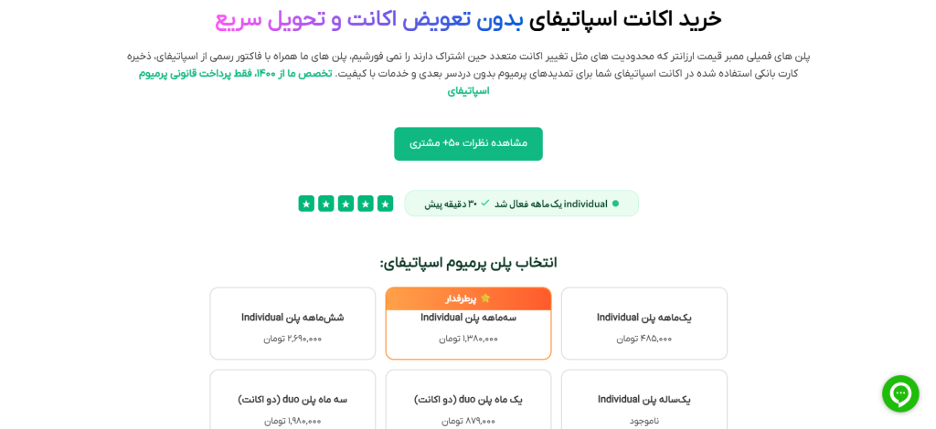 بهترین سایت خرید اکانت اسپاتیفای – ITIRAN