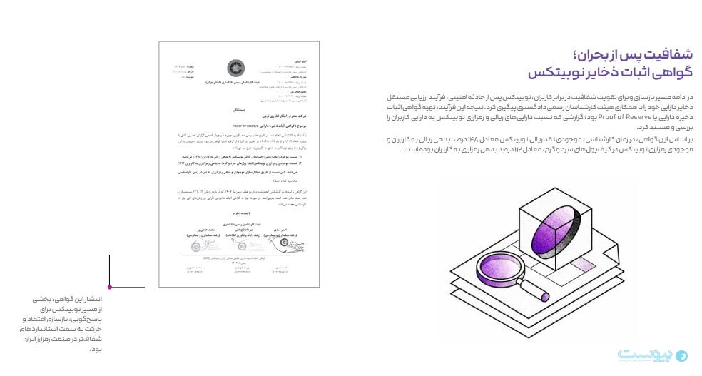 از جهش کاربران تا آزمون ذخایر؛ روایت دوسالانه نوبیتکس پس از هک خرداد ۱۴۰۴ از جهش کاربران تا آزمون ذخایر؛ روایت دوسالانه نوبیتکس پس از هک خرداد ۱۴۰۴