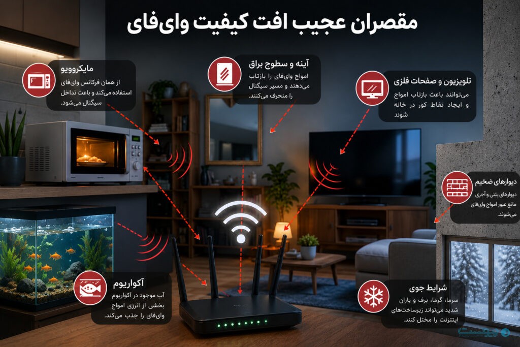 همیشه اینترنت مقصر نیست - پیوست وای فای
