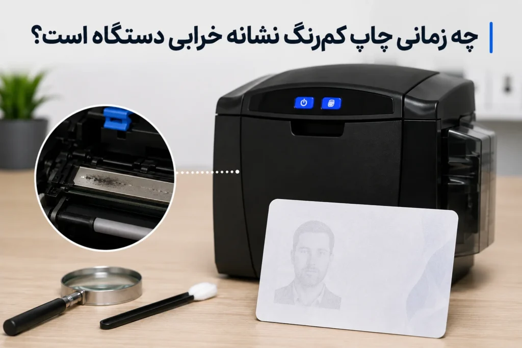 چه زمانی چاپ کم‌رنگ نشانه خرابی دستگاه است؟