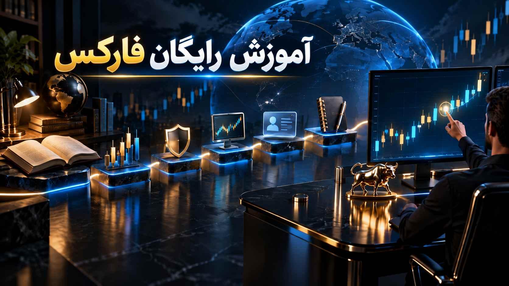 آموزش رایگان فارکس از صفر؛ ۶ قدم تا اولین معامله واقعی