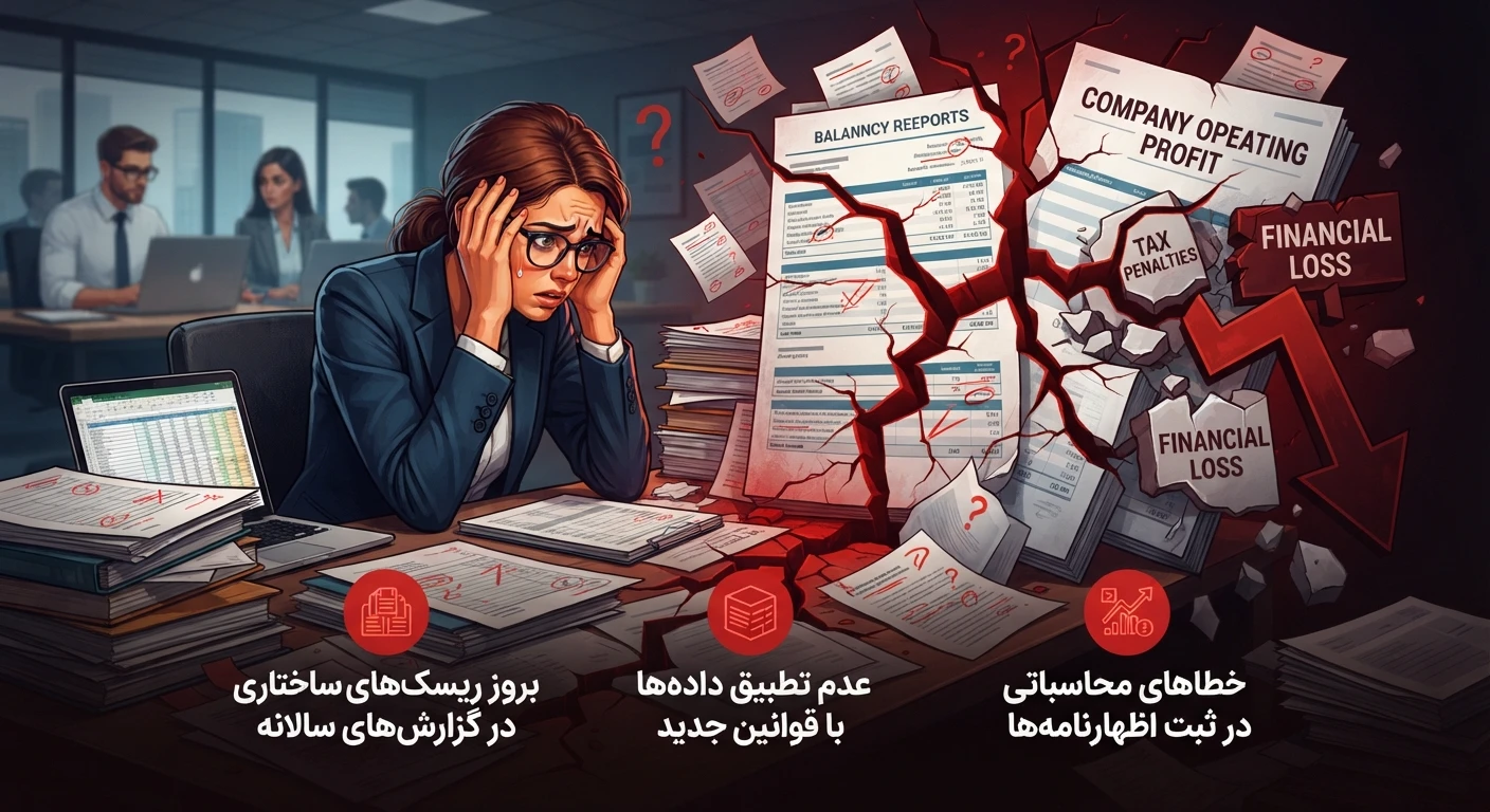 چگونه با مشاوره مالیاتی دقیق از جریمههای سنگین جلوگیری کنیم خطاهای انسانی در حسابداری